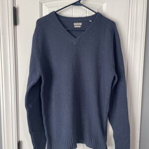 Oobe Mens Crewneck Sweatshirt‎ XL Blue Cotton Long Sleeve EUC